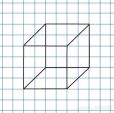 cube en perspetive cavalière
